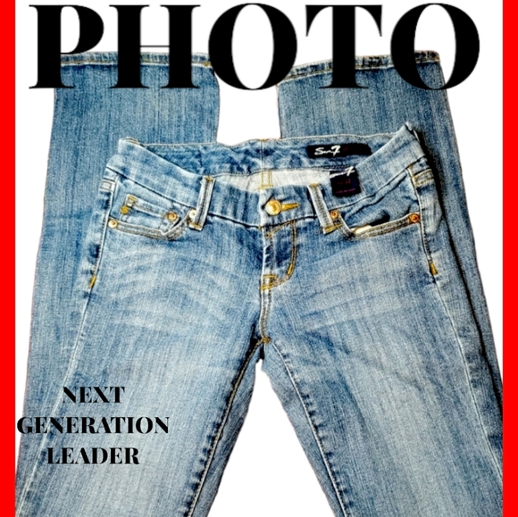 Seven7 Medium Wash Jeans - Picture 2 of 6